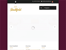 Tablet Screenshot of hotelstadtfeld.de